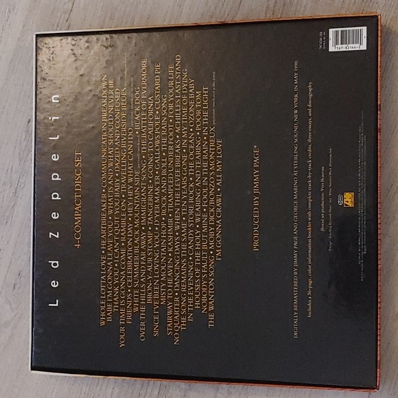 Led Zeppelin 4 CD Box Set With Booklet 1990 Atlantic Recording Corp. - Picture 2 of 4